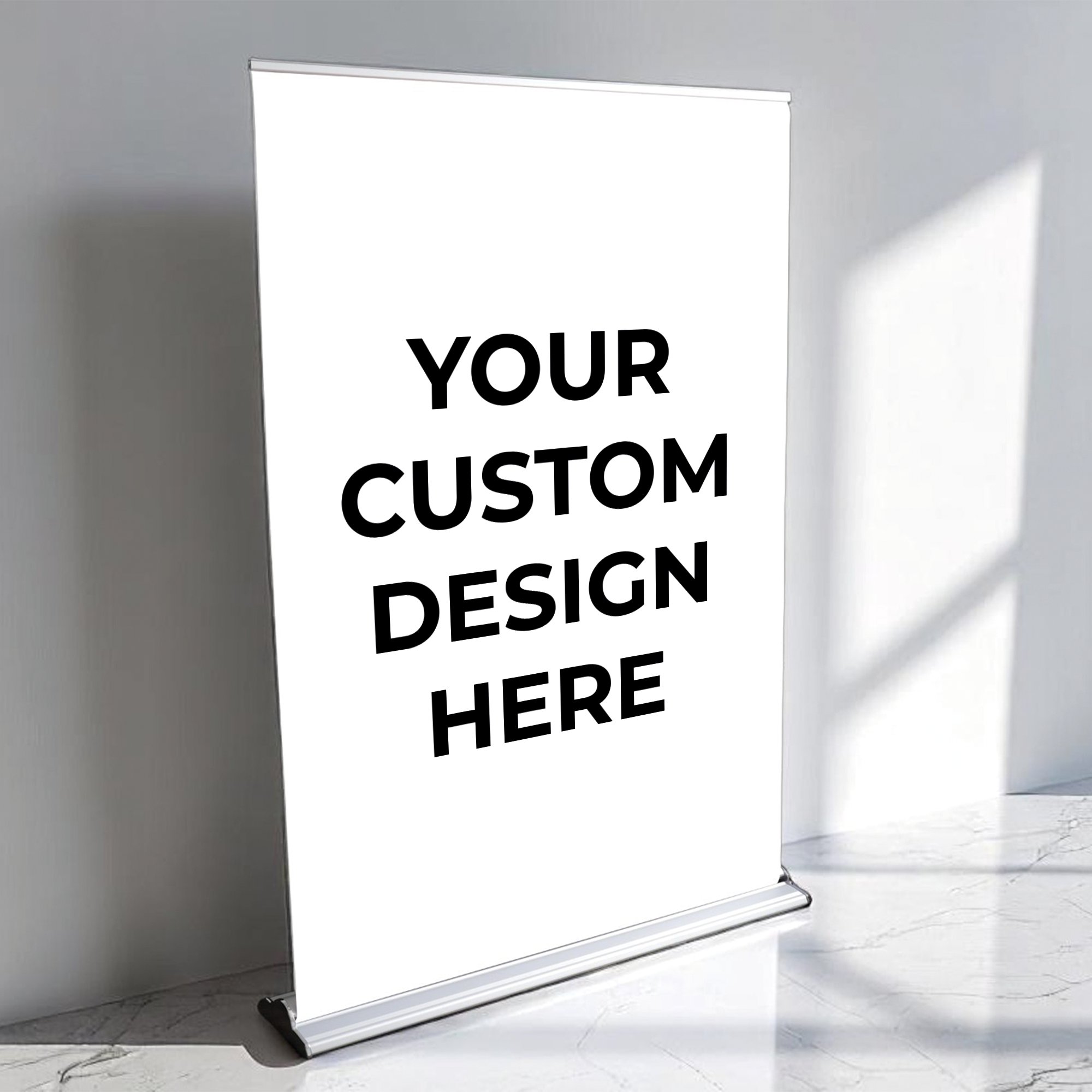 Retractable Roll Up Banner (Banner With Stand)